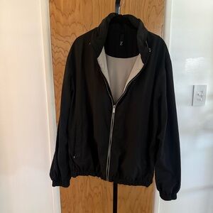 Men's Zegnasport Aqualite black featherweight jacket